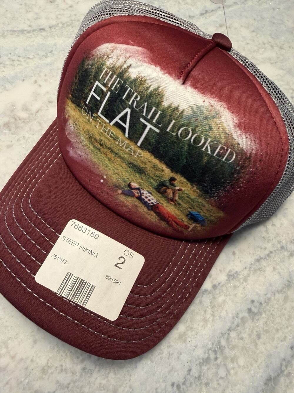 The Mountain Mesh Trucker Hat Trail Snap Back Nature NWT